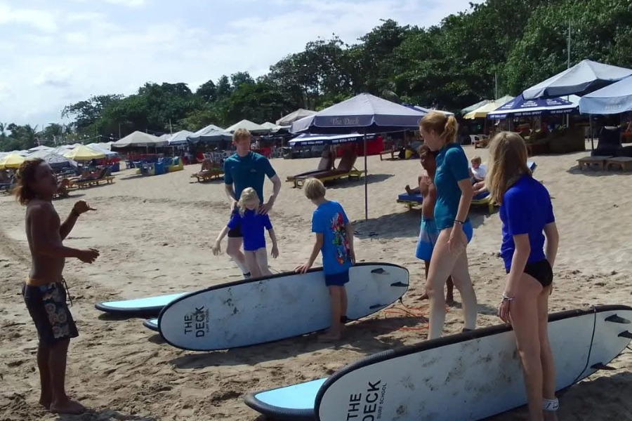 Kids Surf Course Bali | Bali Surf | The Deck Surf School Bali | thedecksurfschool.com